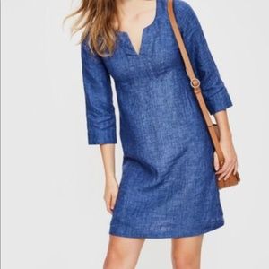 Boden Linen Tunic Dress Size 8p